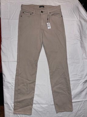 Express Slim Jeans in Light Khaki
